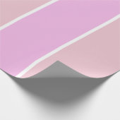 Soft Color Vertical Stripe Pattern Design ラッピングペーパー (角)