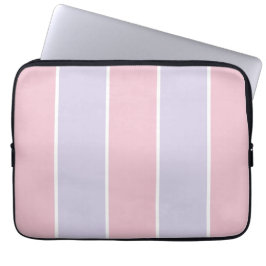 Soft Color Vertical Stripe Pattern Design ラップトップスリーブ