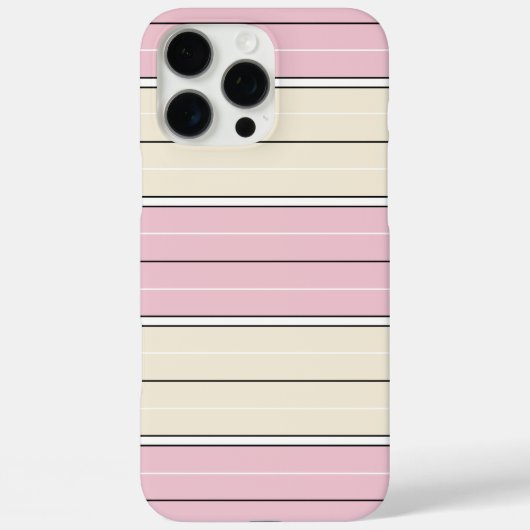 Soft Color Vertical Stripe Pattern Design Case-Mate iPhoneケース (裏面)