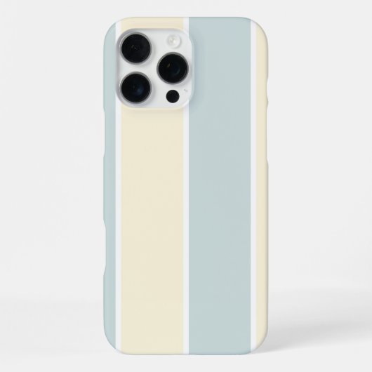 Soft Color Vertical Stripe Pattern Design iPhoneケース (裏面)