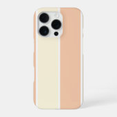 Soft Color Vertical Stripe Pattern Design iPhoneケース (裏面)