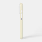 Soft Color Vertical Stripe Pattern Design iPhoneケース (左側面)