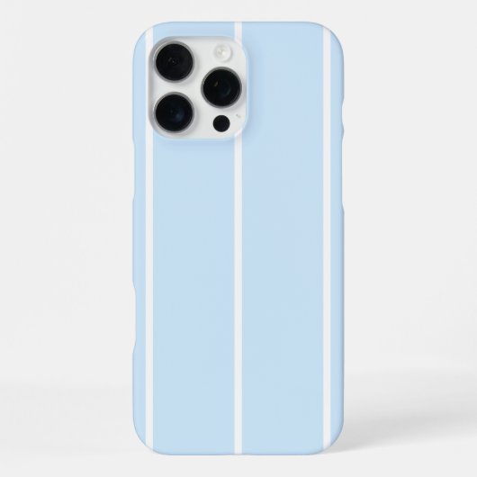 Soft Color Vertical Stripe Pattern Design iPhoneケース (裏面)