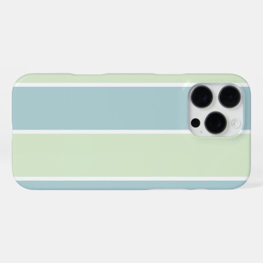 Soft Color Vertical Stripe Pattern Design iPhoneケース (裏面横)