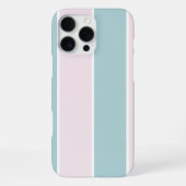 Soft Color Vertical Stripe Pattern Design iPhoneケース (裏面)
