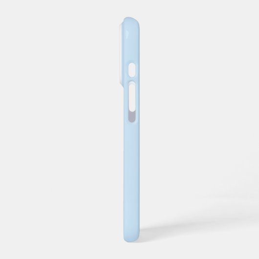 Soft Color Vertical Stripe Pattern Design iPhoneケース (左側面)