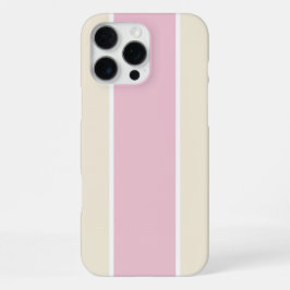 Soft Color Vertical Stripe Pattern Design iPhone 16 Pro Maxケース