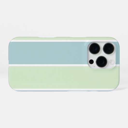 Soft Color Vertical Stripe Pattern Design iPhoneケース (裏面横)