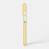 Soft Color Vertical Stripe Pattern Design iPhoneケース (左側面)