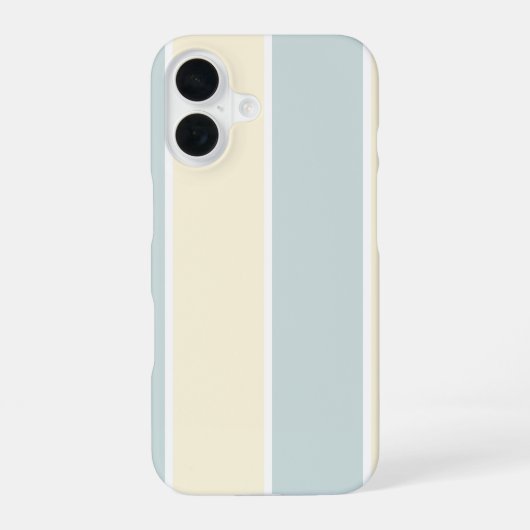 Soft Color Vertical Stripe Pattern Design iPhone 16ケース (裏面)