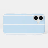 Soft Color Vertical Stripe Pattern Design iPhone 16ケース (裏面横)