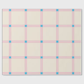 Soft Color Vertical Stripe Pattern Point Design ラッピングペーパー (フラット)