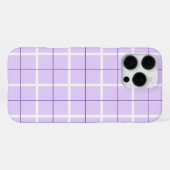 Soft Color Vertical Stripe Pattern Point Design iPhoneケース (裏面横)
