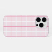 Soft Color Vertical Stripe Pattern Point Design iPhoneケース (裏面横)
