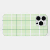 Soft Color Vertical Stripe Pattern Point Design iPhoneケース (裏面横)