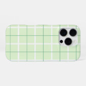 Soft Color Vertical Stripe Pattern Point Design iPhoneケース (裏面横)
