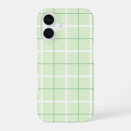 Soft Color Vertical Stripe Pattern Point Design iPhone 16ケース