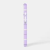 Soft Color Vertical Stripe Pattern Point Design iPhone 16ケース (左側面)