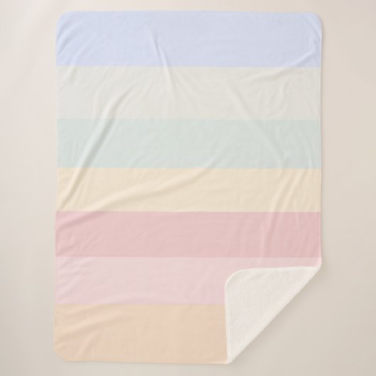 Soft Colors シェルパブランケット (正面)