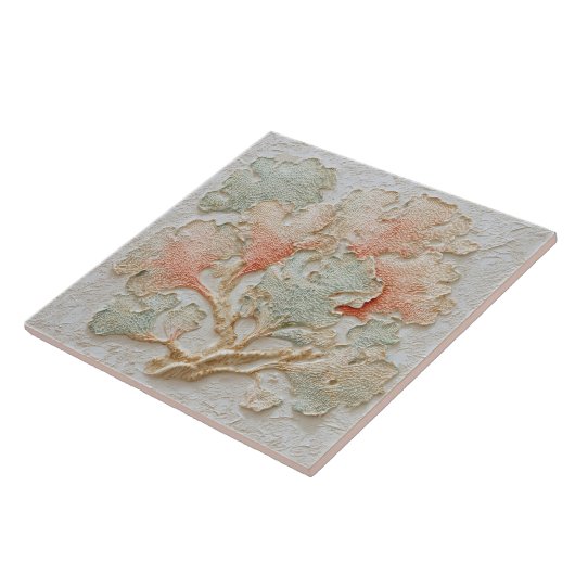 Soft Coral and Sand Coastal Sea Branch タイル (側面)