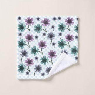 Soft Cottagecore Floral Pattern | Pastel Aesthetic ウォッシュタオル