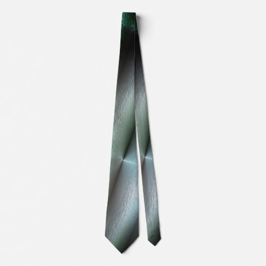 Soft cyan gray rocky texture with digital details  ネクタイ (正面)