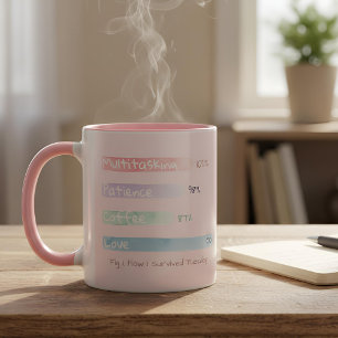 Soft Data By the Numbers: How I Survived Tuesday マグカップ