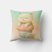 Soft Day: Today is a Cupcake Kind of Day Art クッション (裏面)