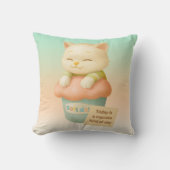 Soft Day: Today is a Cupcake Kind of Day Art クッション (正面)