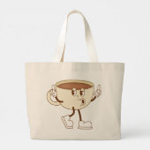 Soft Days Ahead – Minimal Lowercase Typography wit ラージトートバッグ (裏面)