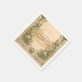 Soft Desert Wildflowers Baby Shower スタンダードカクテルナプキン (角)