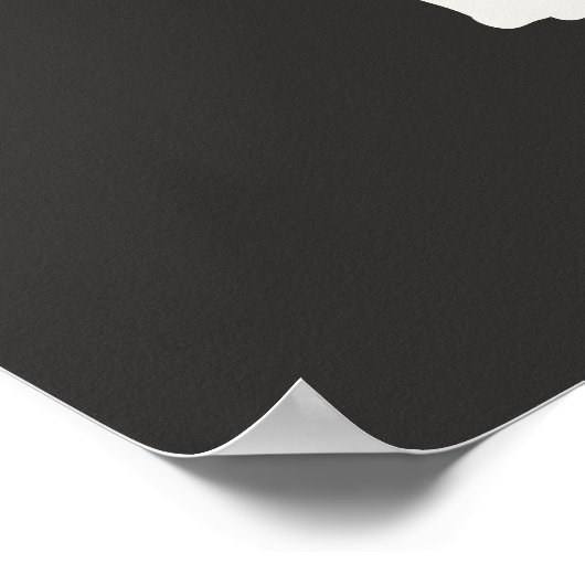 Soft Doesn’t Mean Weak Dark Minimalist ポスター (角)