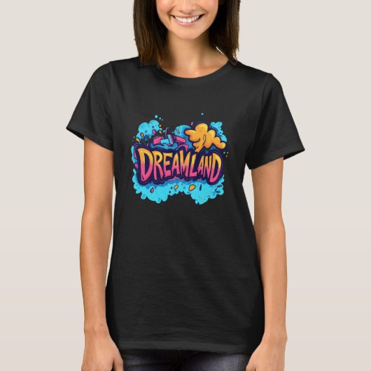 Soft Dreams in Dreamland for a Serene Night Tシャツ (正面)