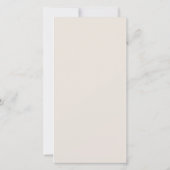 Soft Dusty Rose Floral Wedding Save The Date セーブザデート (裏面)