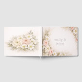 Soft Editorial Botanical Wedding ゲストブック (全面)