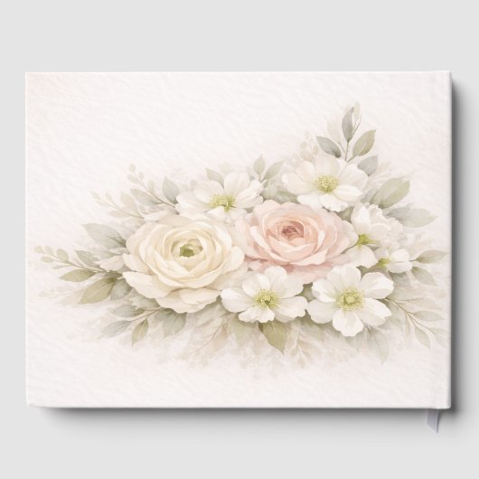 Soft Editorial Botanical Wedding ゲストブック (裏面)