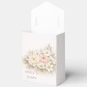 Soft Editorial Botanical Wedding フェイバーボックス (見開き)