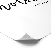 Soft Elephant Mom Baby First Mothers Day Calm Art ポスター (角)