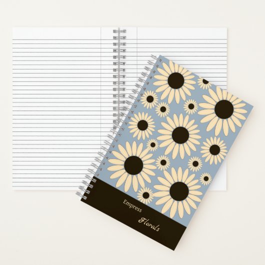  Soft Empress Florals Radiant Empress ノートブック (内側)