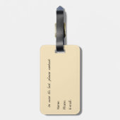  Soft Empress Florals Radiant Empress ラゲッジタグ (裏面縦)