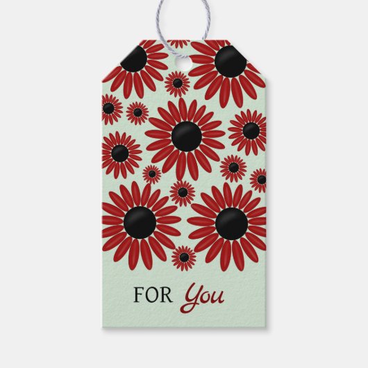 Soft Empress Florals Velvet ギフトタグ (正面)