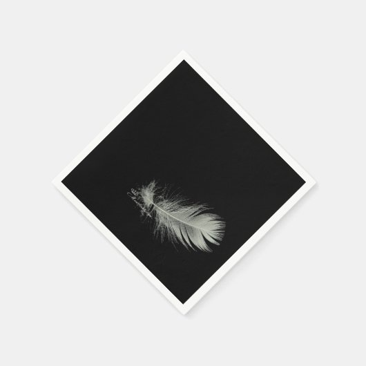 Soft Feather Elegance スタンダードカクテルナプキン (角)