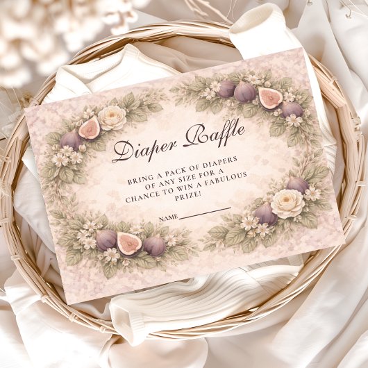 Soft Fig Garden Storybook Diapper Raffle エンクロージャーカード