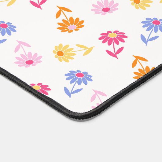 Soft Floral Design デスクマット (コーナー)