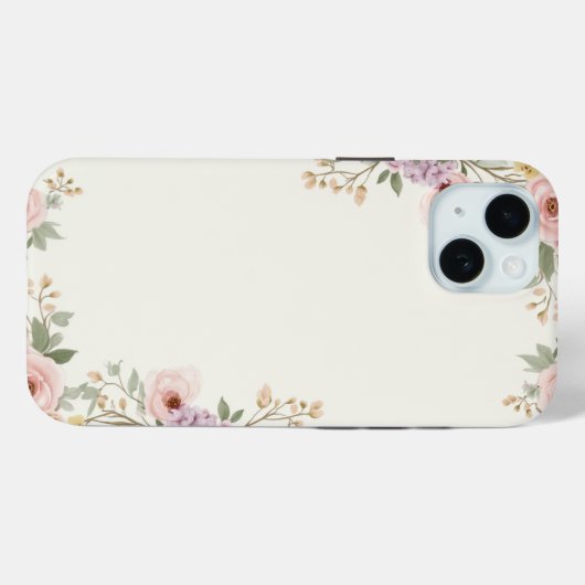 Soft Floral Elegance Case-Mate iPhoneケース (裏面 (横))