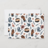 Soft Floral Lash Artist Beauty Studio サンキューカード (裏面)