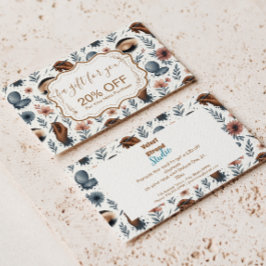 Soft Floral Lash Artist Beauty Studio 割引カード