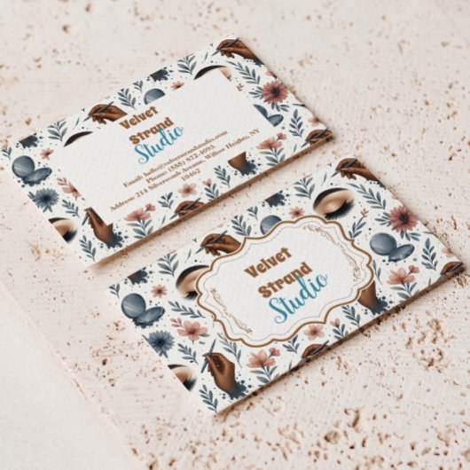 Soft Floral Lash Artist Beauty Studio 名刺