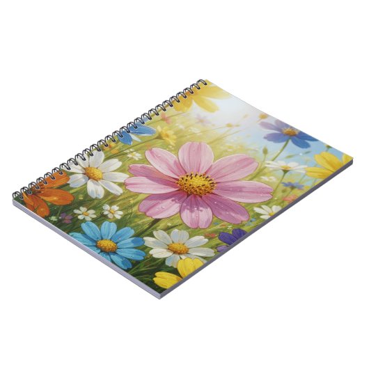 Soft Floral Pattern Collection ノートブック (左側)