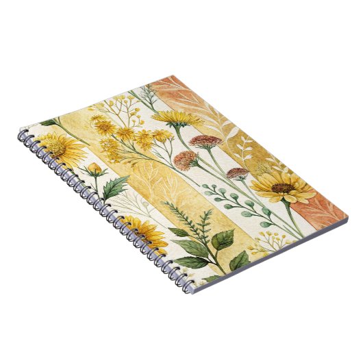 Soft Floral Pattern Collection ノートブック (右側)